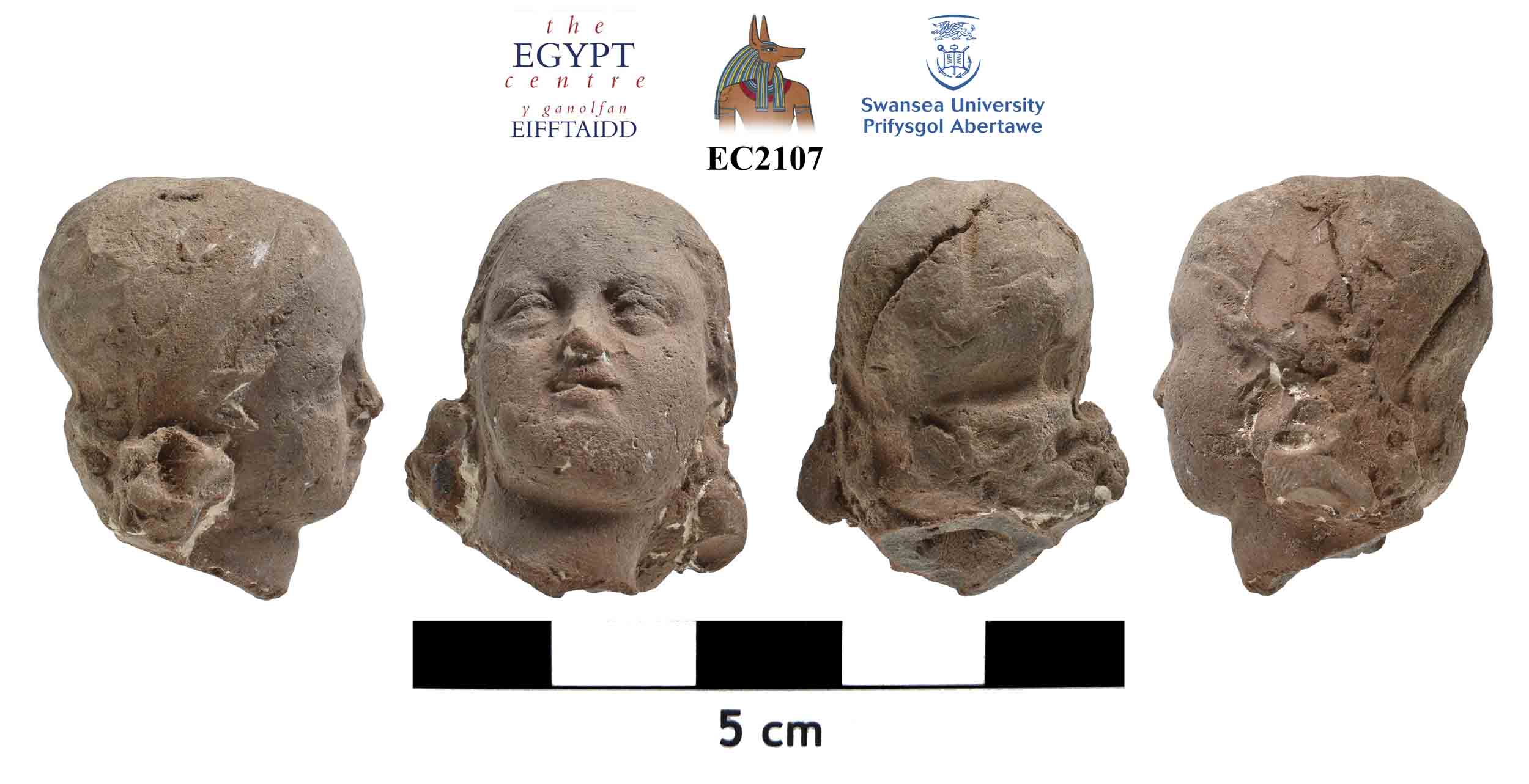 Image for: Terracotta figurine fragment